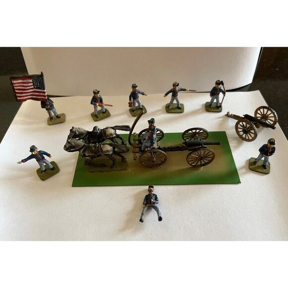 Vtg Custom Cast 1974 The Union Horse Artillery Brigade of the Army - Picture 5 of 10